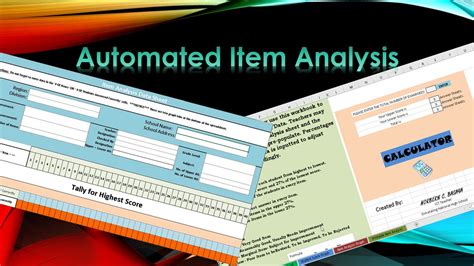 automated item analysis|Automated Item Analysis v3.0 .